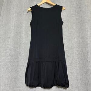 Piazza Sempione Dress Women 4 /6* Black Lined Bubble Hem *See measurements